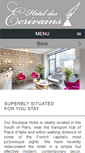 Mobile Screenshot of hoteldesecrivains.com